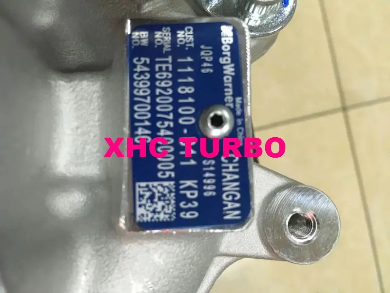 NEW GENUINE KP39 54399700146 JQP46 1118100-B11 Turbo Turbocharger for CHANGAN CS55 Blue Core JL476ZQCD 1.5T 131KW