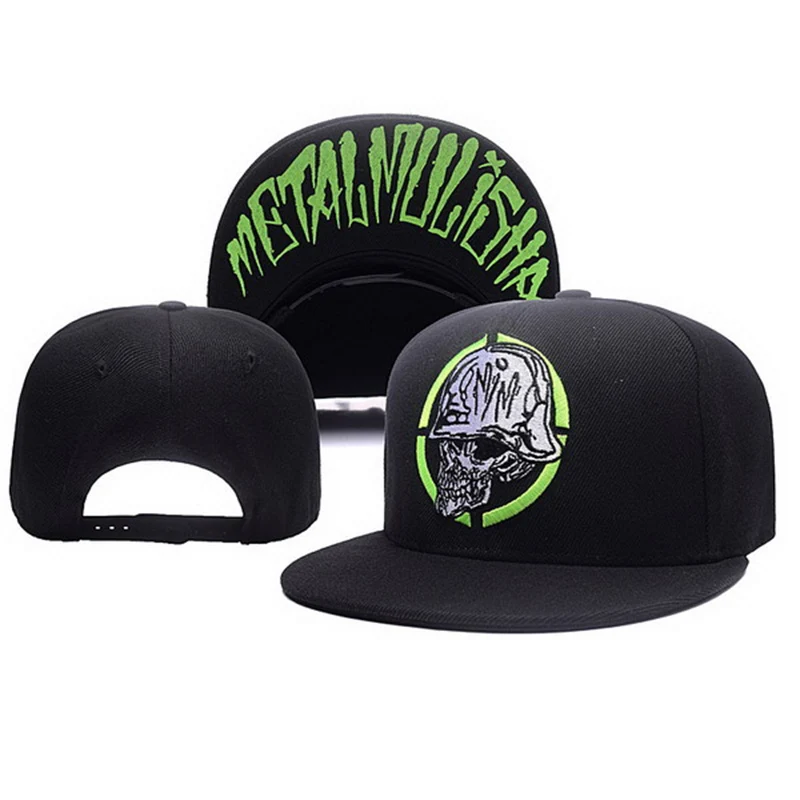 Gorra de béisbol bordada para hombre y mujer, gorra de béisbol de algodón con bordado de Mulisha de Metal para exteriores, Unisex, Snapback, Hip