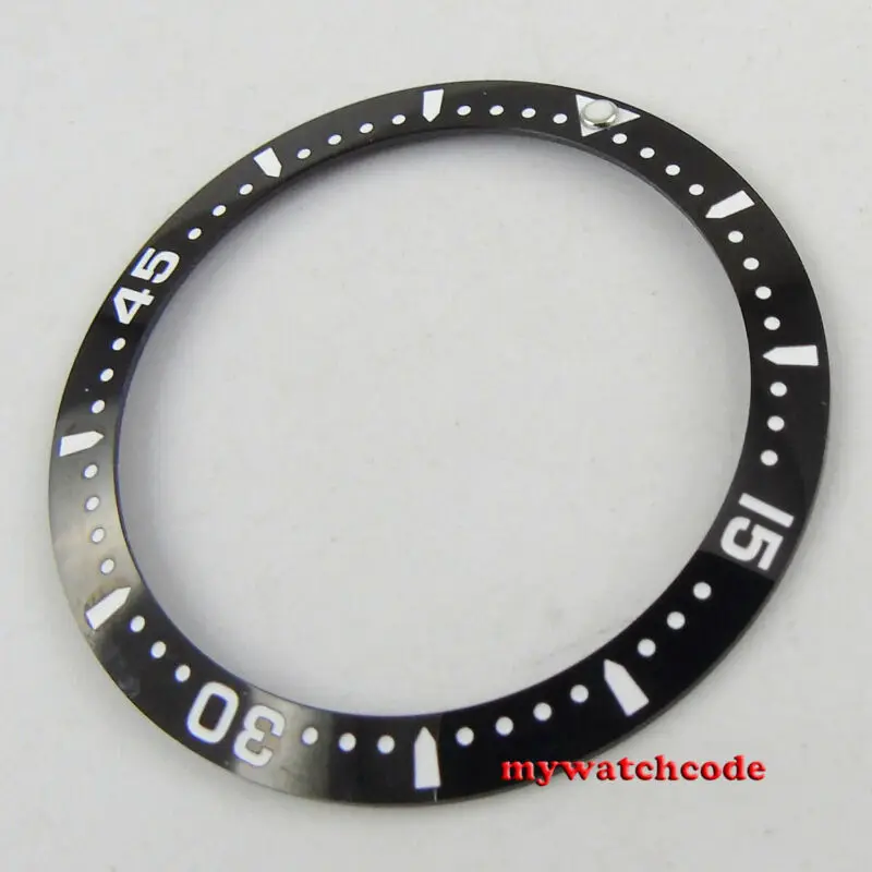 Wysokiej jakości 38mm czarny niebieski ceramiczna ramka szkiełka zegarka wkładka do 40mm submariner męski zegarek