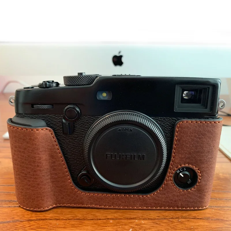 Projekt dla FUJIFILM XPRO3 X-PRO3Handmade aparat z prawdziwej skóry pół obudowy