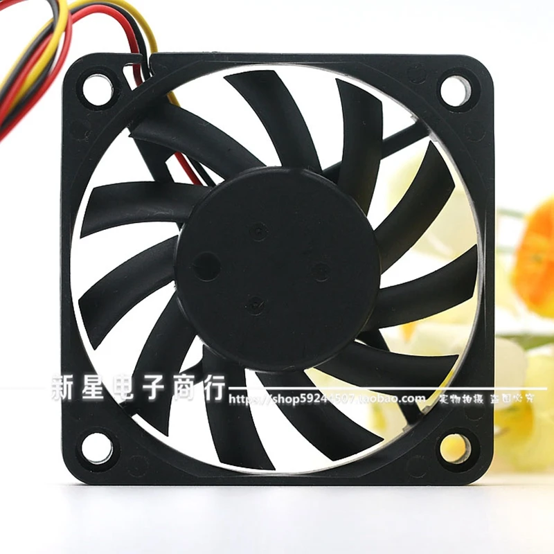 New original R126010BU 6010 6CM 12V 0.35A double ball ultra-thin silent large air volume fan