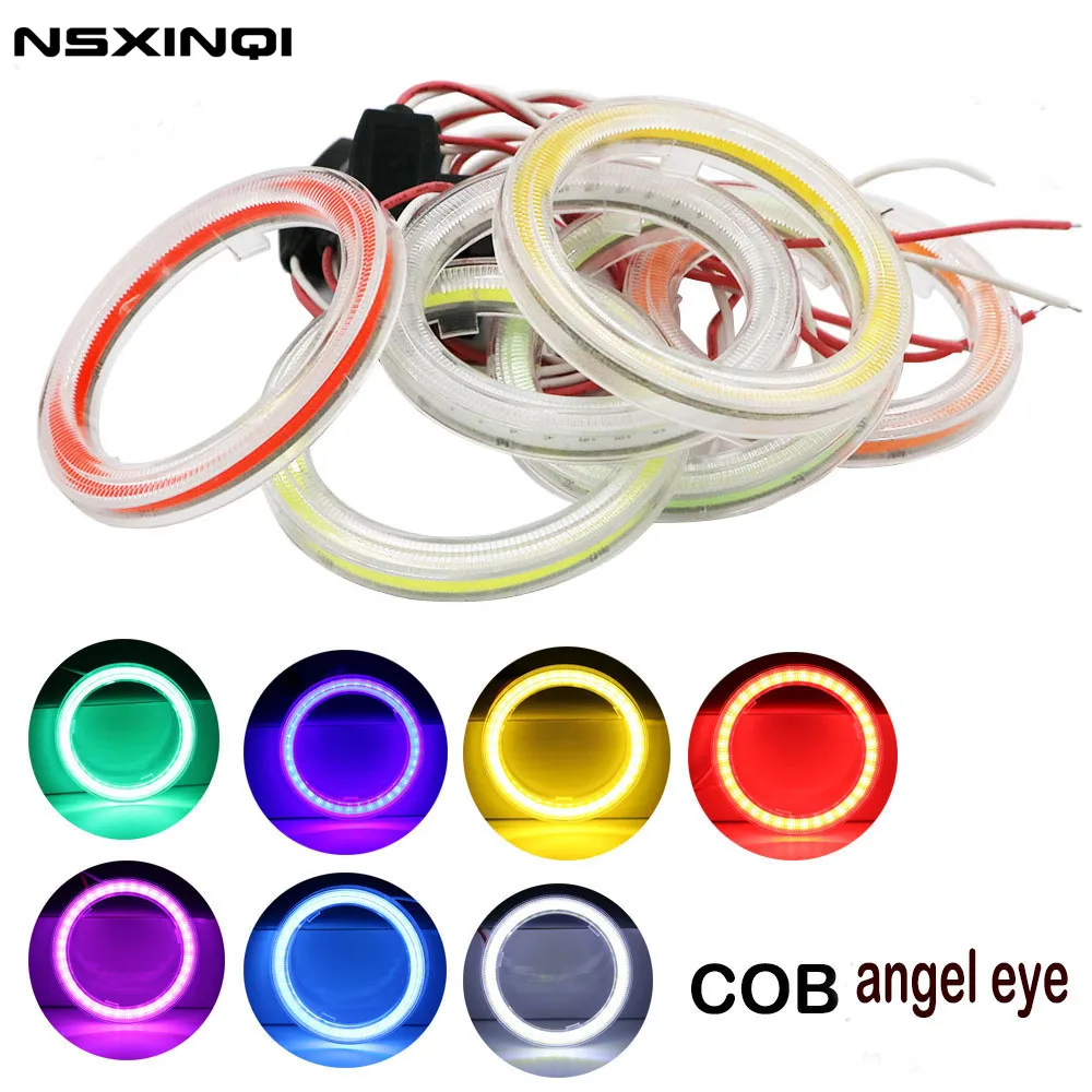 

2pcs Daytime Running Head light Car Angel Eyes Led Halo Ring Headlight DRL 60MM 70MM 80MM 90MM 100MM 110MM 120MM