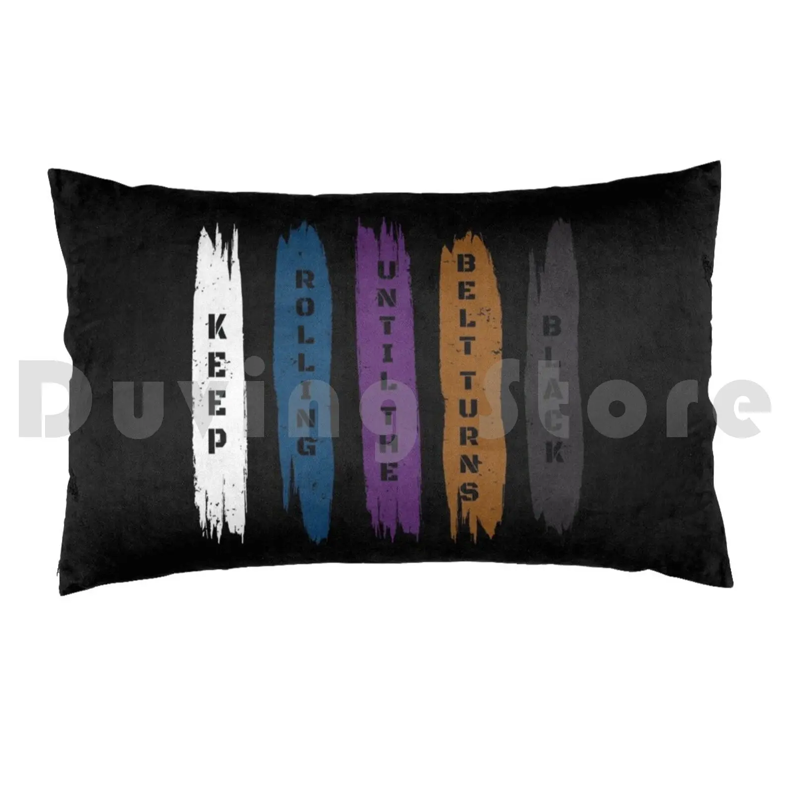 Brazilian Jiu Jitsu Gift-Keep Rolling Black Belt Bjj-Funny Jiujitsu Gift Lover Pillow Case Printed 50x75