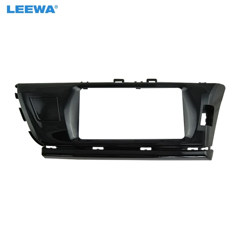 

LEEWA Car CD/DVD Audio Stereo Fascia Frame Plate For Toyota Corolla/Altis/Levin Radio 2DIN Dash Panel Trim Kit #CA4914