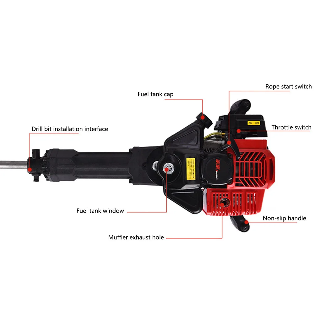 Portable Move Tree Machine Gasoline Small Tree Digging Machine Seedling Machine Earth Ball Excavation Digging Machine