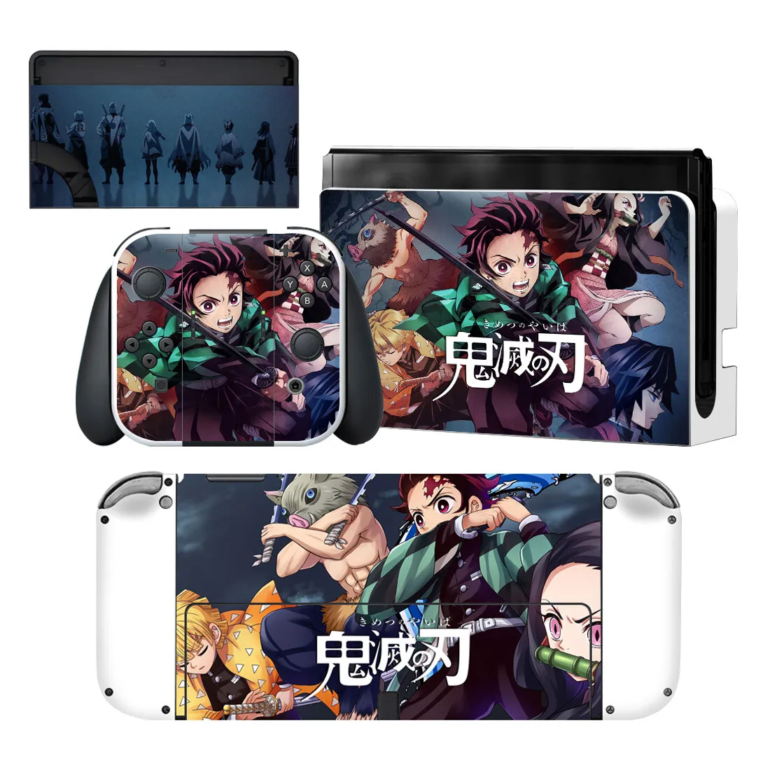 Demon Slayer Style Vinyl Decal Skin Sticker For Nintendo Switch OLED Console Protector  Game Accessoriy NintendoSwitch OLED