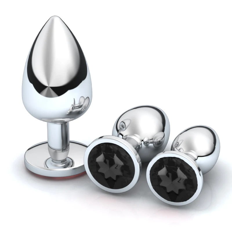 1pc 3 Gre Anal Plug Runde Edelstahl Kristall Buttplug Abnehmbare Butt Plug  Stimulator Anal Sex Spielzeug Prostata-massagegert dildo - AliExpress 66