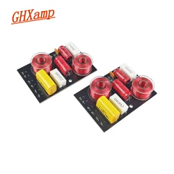 GHXAMP 2 Way Tweeter Bass Speaker Crossover 30W 3.0KHz Two way divider Treble Woofer Frequency divider Standard 12db/oct 2PCS