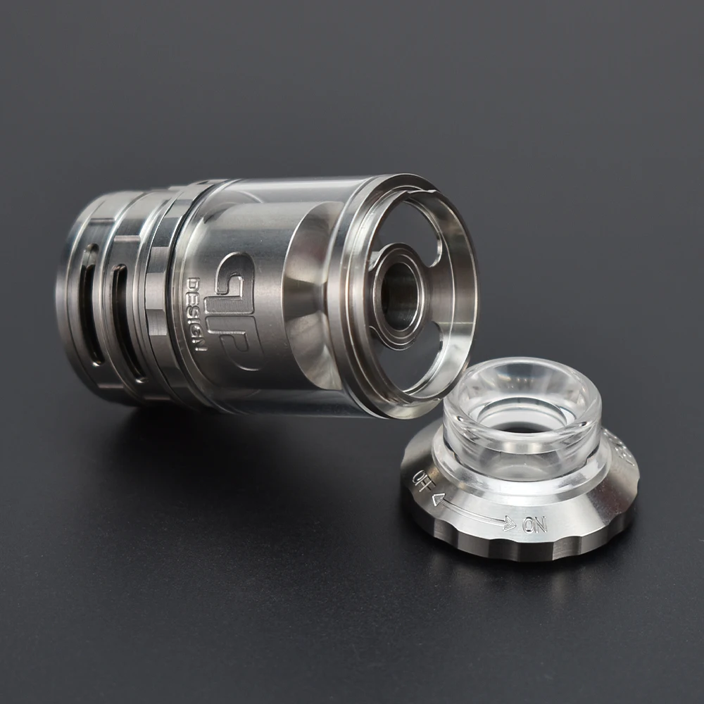 QP Designs Fatality M25 RTA 316SS ด้านบนบรรจุ Rebuildable Vape 4Ml/5.5Ml ความจุ25มม.ม้วนหรือ Dual Coils Atomizer