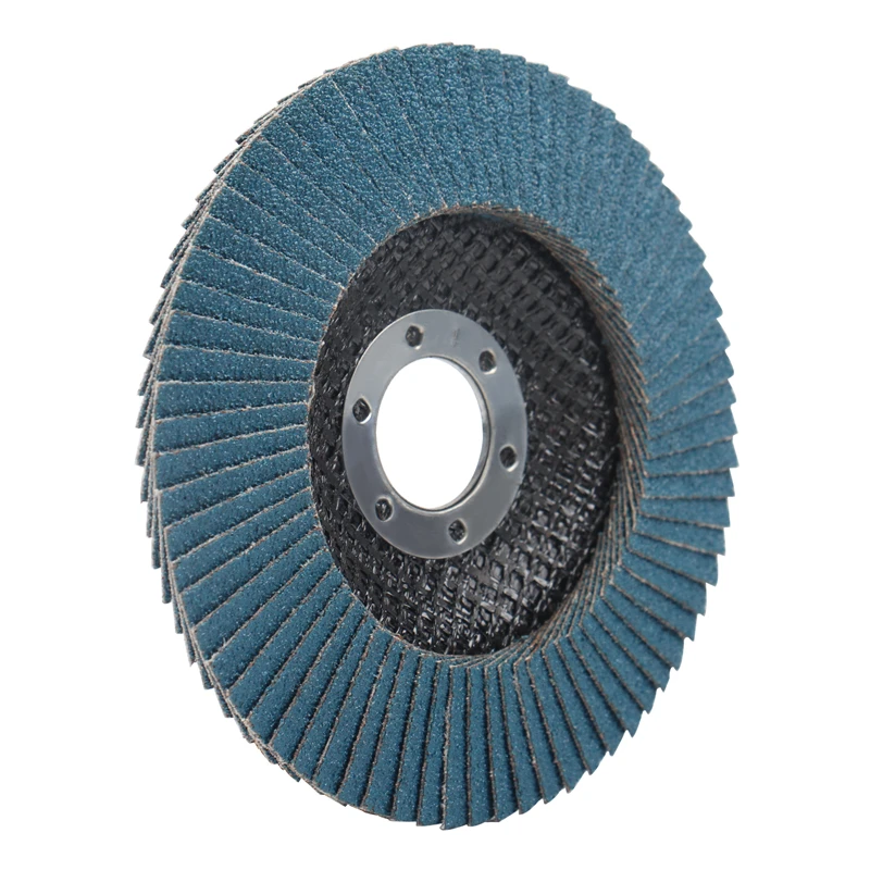 Gratis Pengiriman Flap Disc 115/125Mm Angle Grinder Sanding Disc 40/60/80/120 Grit Grinding Wheel Blades untuk Besi Baja Tahan Karat