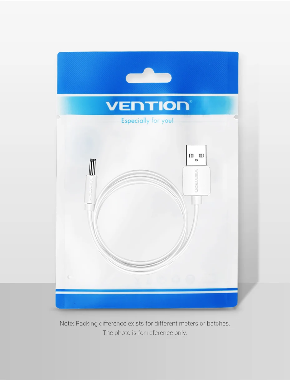 Vention USB auf DC 3,5 mm Stromkabel USB A auf 3,5 Klinkenstecker 5 V Netzteiladapter für Lüfter USB HUB DC 5,5 mm Ladekabel – Detail 8