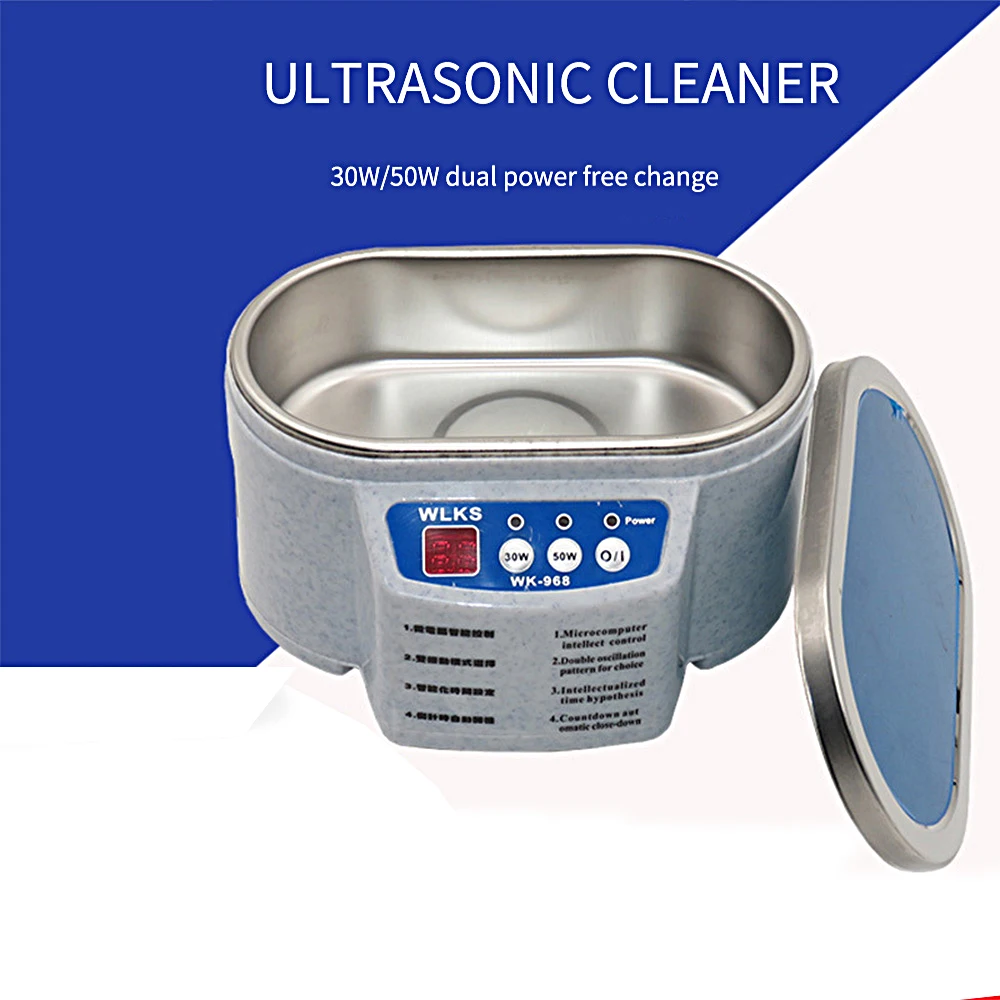 968 Ultrasonic Cleaning Machine Equipment Jewelry Mobile Phone Motherboard Metal Glasses 30w Exchange 50w Cleaner 40KHZ