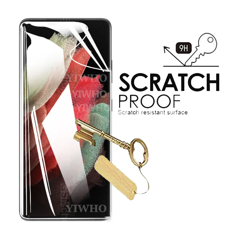 Protective for Samsung Galaxy S21 Ultra 5G Hydrogel Screen Protector Film Tempered Glass for Samsung S21ultra Camera Lens Film image 4