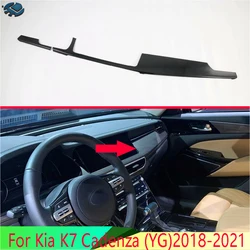 For Kia K7 Cadenza (YG)2018-2021 Carbon Fiber Style Center console Interior Instrument Panel Around trim