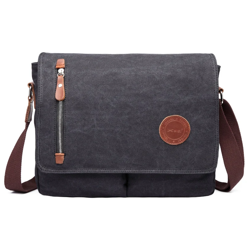 13 13.3 14 14.1 Inch Canvas Durable Laptop Notebook Tablet Bag Bags Case Messenger Briefcase Sleeve for Men Women Student