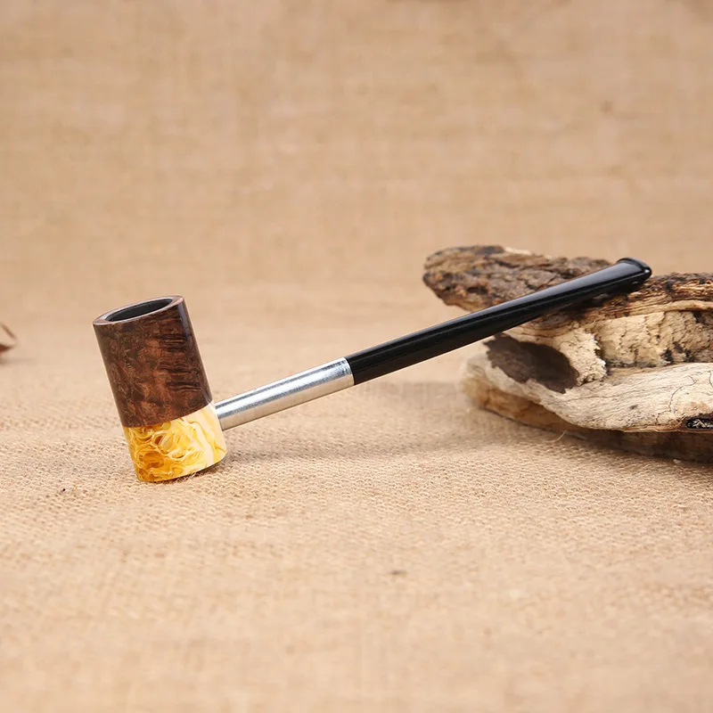 Sailor Man Straight Tobacco Smoking Pipe Briar Wood Pipe Handmade Smoking Pipe Vintage Smoke Pipe Accessory Gift for Grandfather