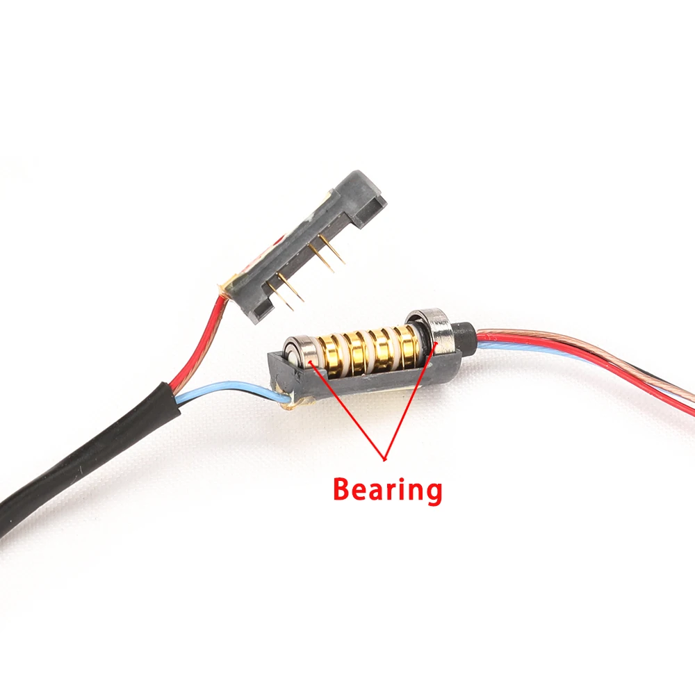 4 kanal 1,5 EINE Hohe Qualität 6,5mm Mini Slip Ring Drehen Schleifring Leitfähigen Signal Collector Ring für 360 Grad gimbal