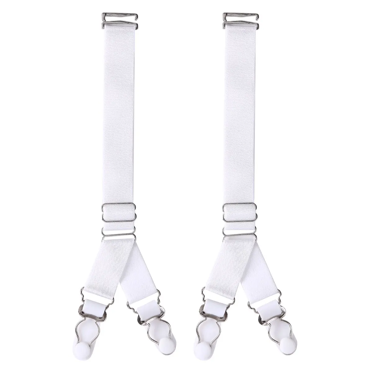 Suspender Clips For Stockings Replacemnt Corset Holder Elastic Garter Belt Straps Y/I Style Unisex Shirt Holder Socks Fastener