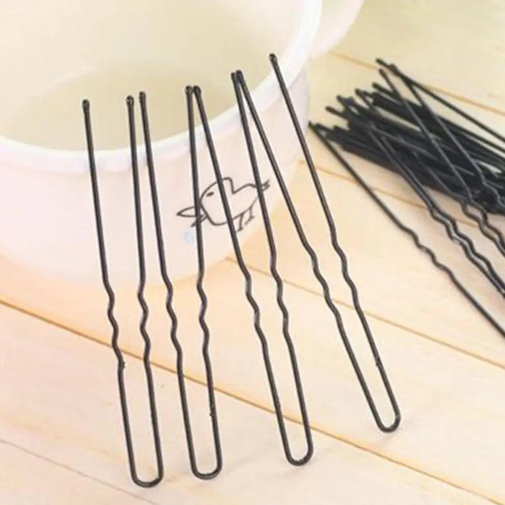 50/100/150pcs New Arrival Lot U Shape Rhinestone Hair Clips Tool Hairpins Bobby Pin Barrette Salon Grip Clip For Women Lady Girl