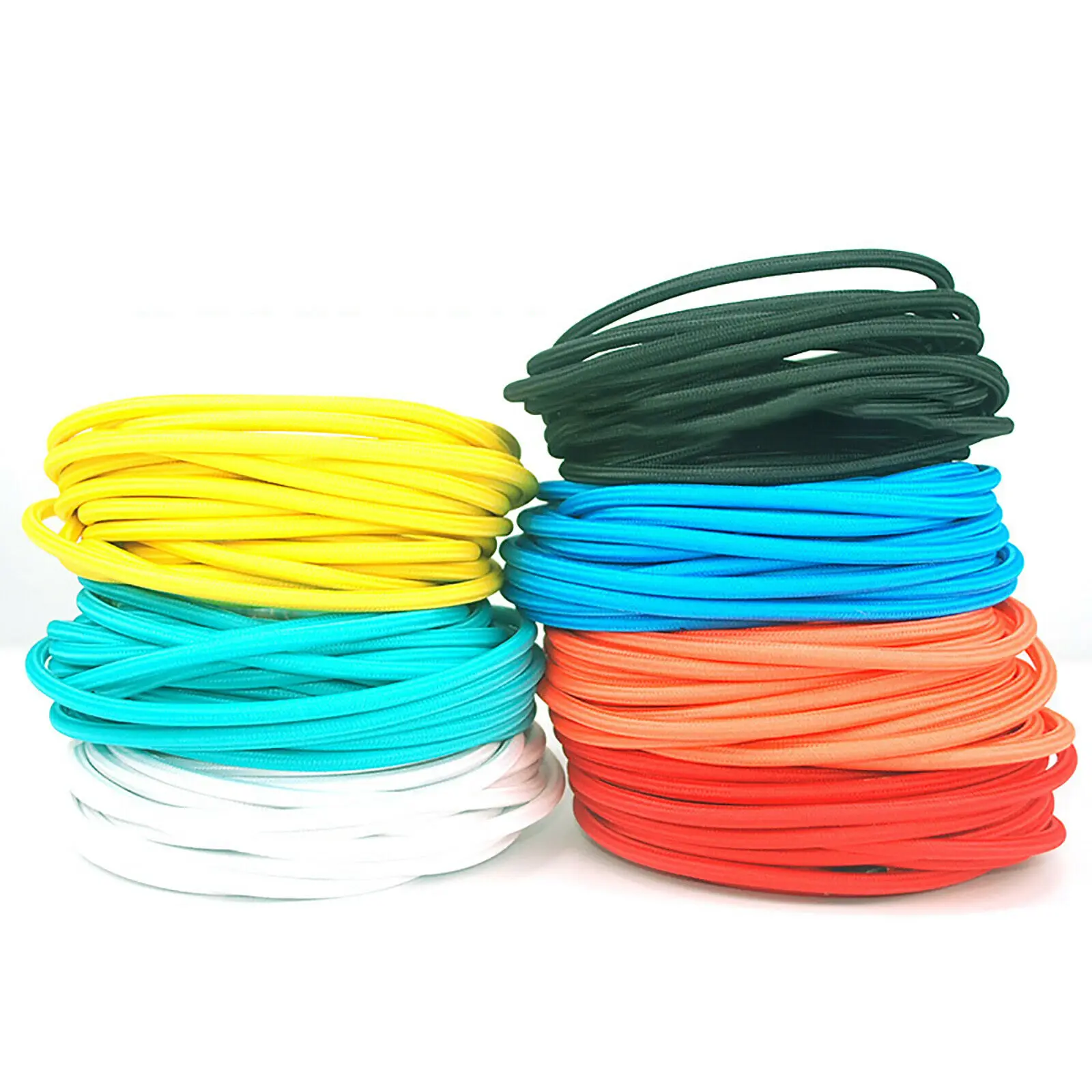 2-Core Braided Fabric Cable Soft Bar Bedroom Parlor DIY Light Line Flex Lighting Lamp Wire