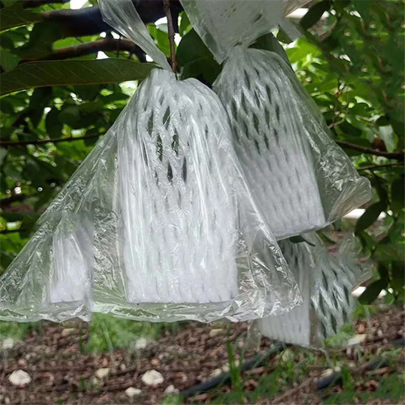 100Pcs Guava Protection Cover Grow Bag Anti-Bird Insect Net Bag Vegetable Fruit Protect Breeding Bag Prevent Fruit Tree