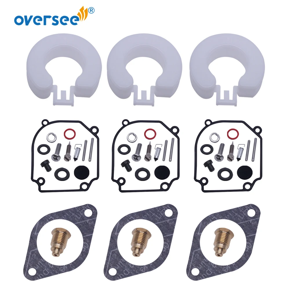 6H1-W0093 Carburetor Repair Kit For Yamaha Outboard Motor 2T 75HP 80HP 90HP, Sierra 18-7291 6H1-W0093-00 ;6H1-W0093-01