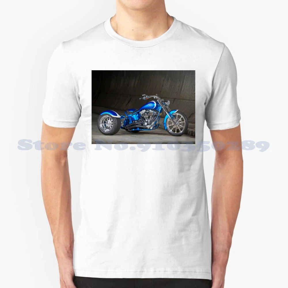 Danny'S Custom Trike 100% Cotton T-Shirt Custom Trike Blue Ben Hosking Hosking Industries 2012 Automotive Motoring Motorcycle