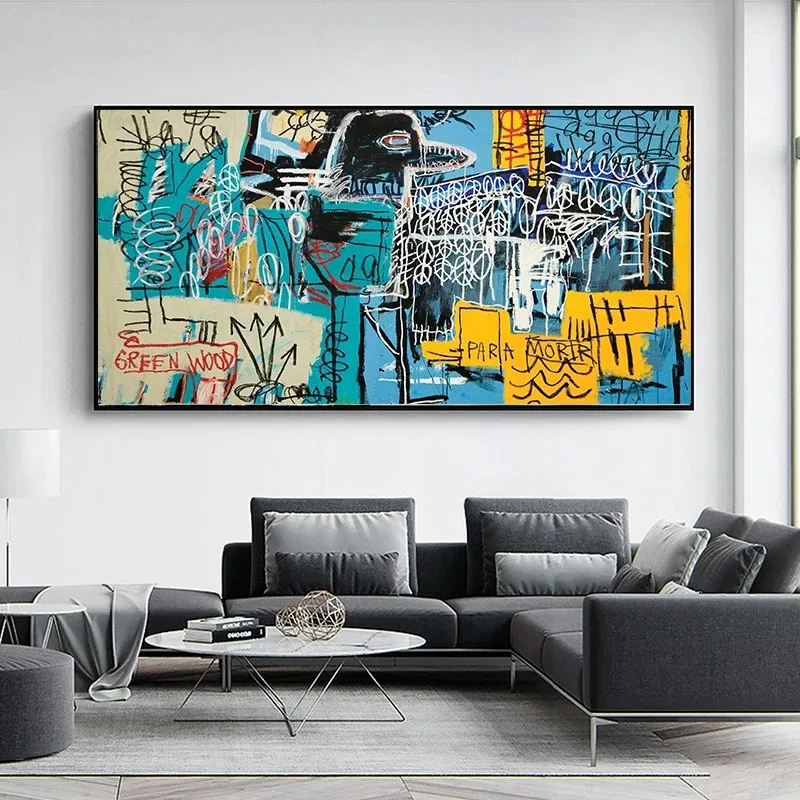 

The New Abnormal Graffiti Canvas Painting Wall Art Picture Abstract Posters And Prints For Living Room Home Decor