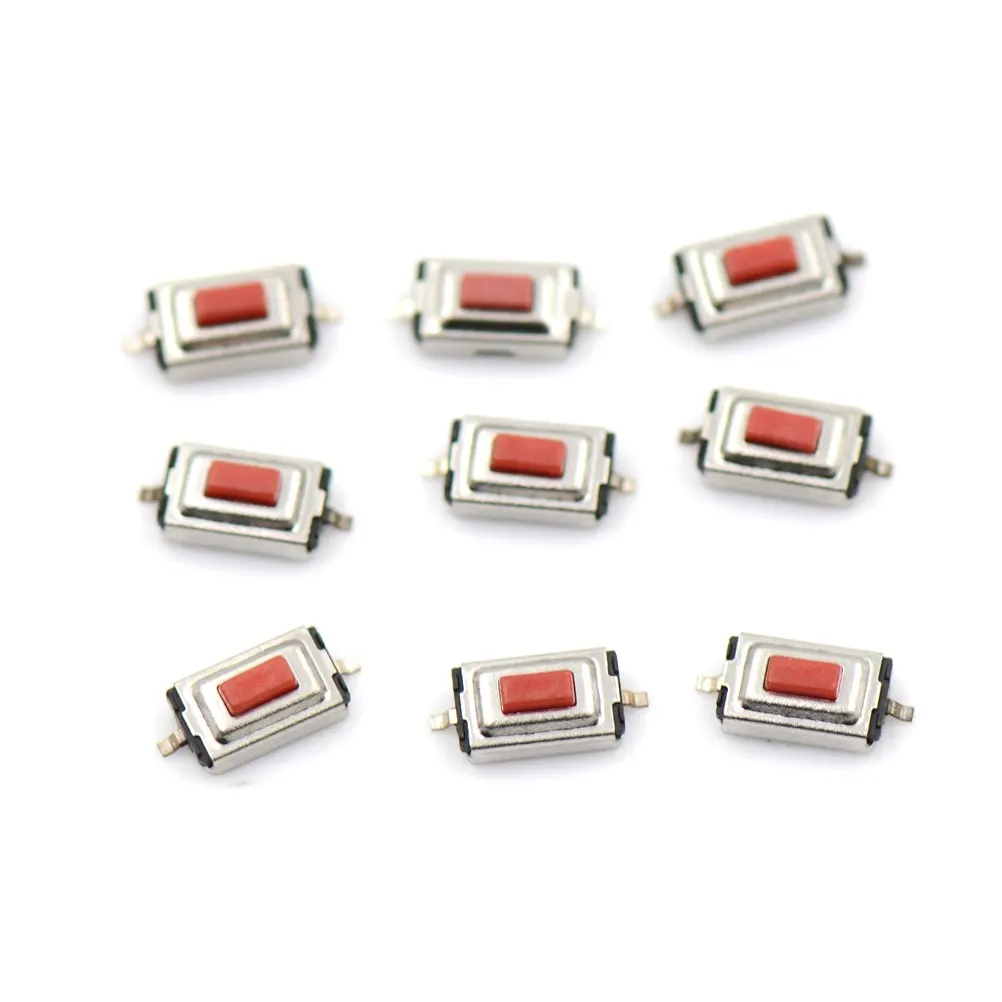 100Pcs Mini Switch 3x6x2.5mm Two Pin Push Button Switch SMD Tactile Tact Micro Switch MB3/MB4 Tablet PC Power Switch