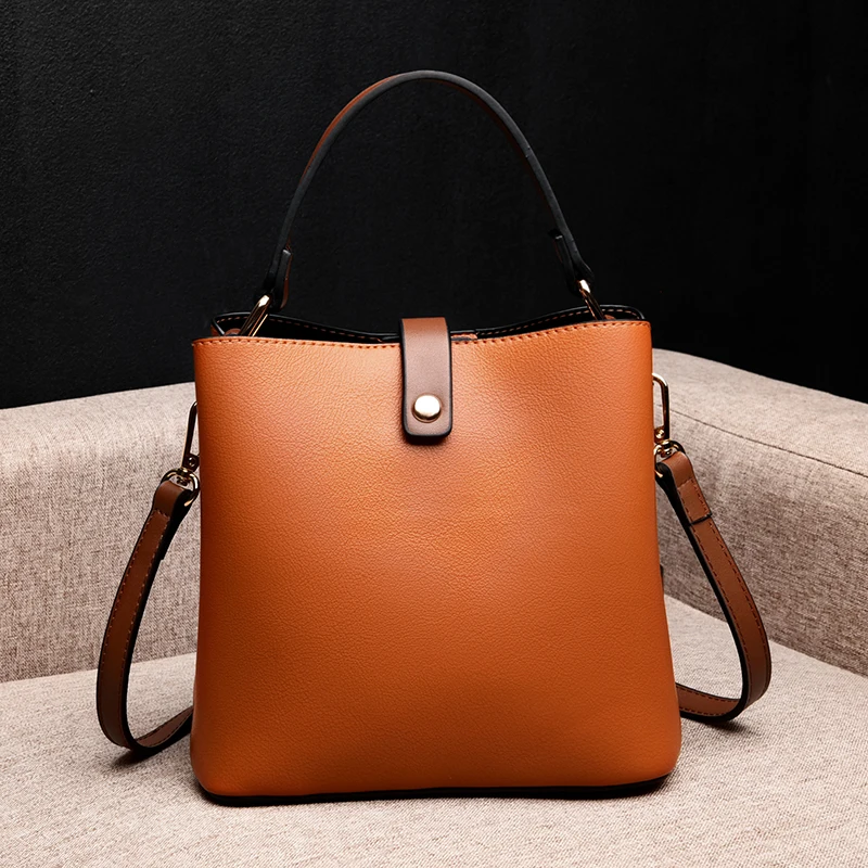 Women Fashion Genuine Leather Bags Luxury Large Capacity Messenger Shoulder Totes Ladies High Quality Crossbody Handbags