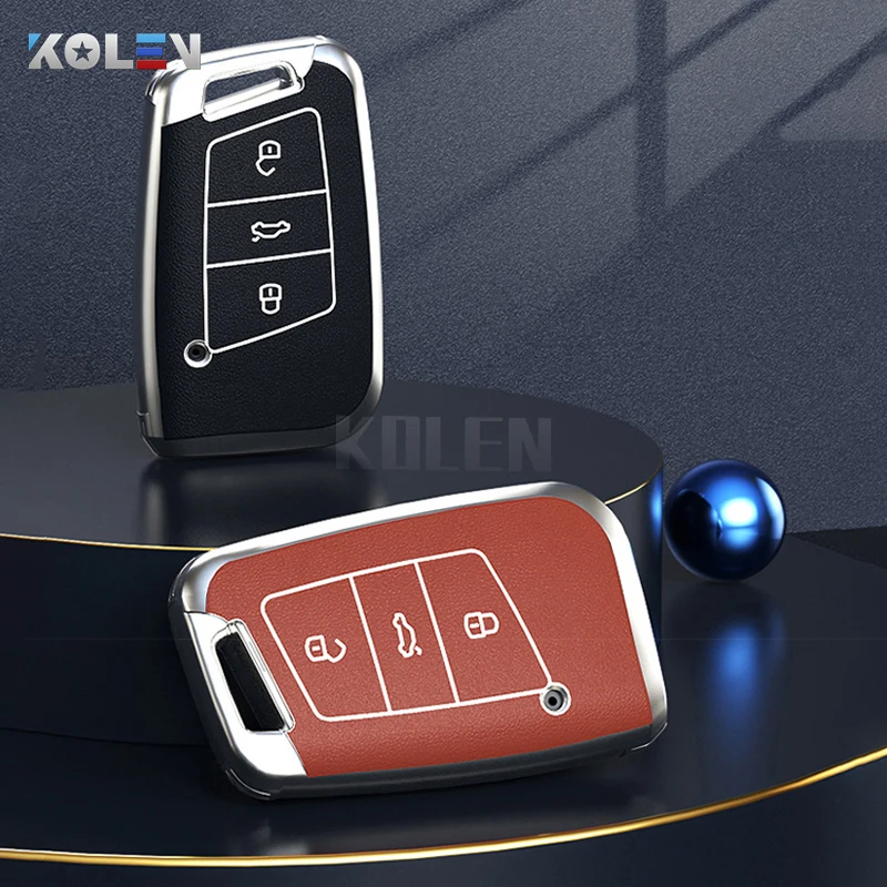Tpu Leather Car Key… - image