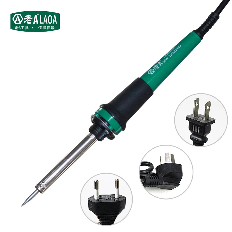 LAOA  Electric Soldering Iron Welding Table Heating Pen With Protective Cover PC Mobile Phone With EU Plug