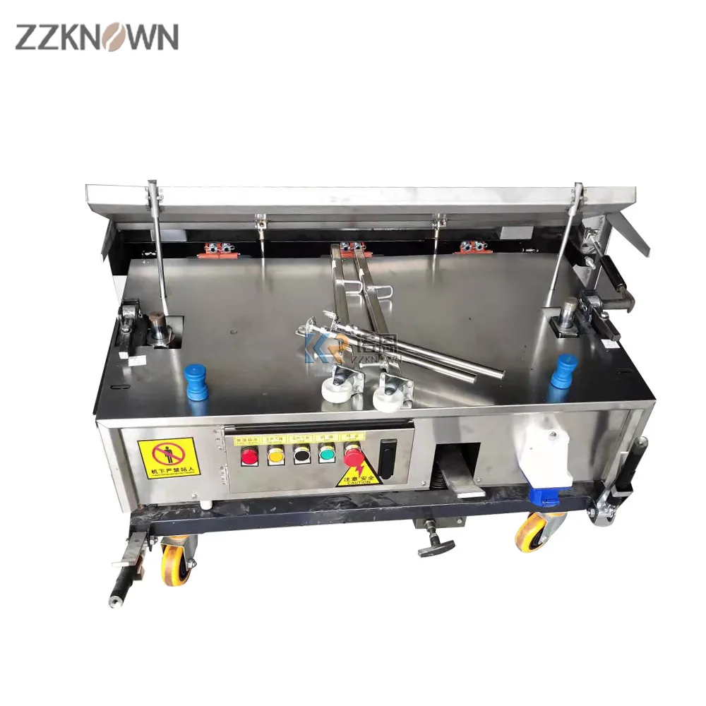 Construction Width 800mm Automatic Wall Cement Plastering Machine Plane Furniture Decoration Wall Painting Machine For Building