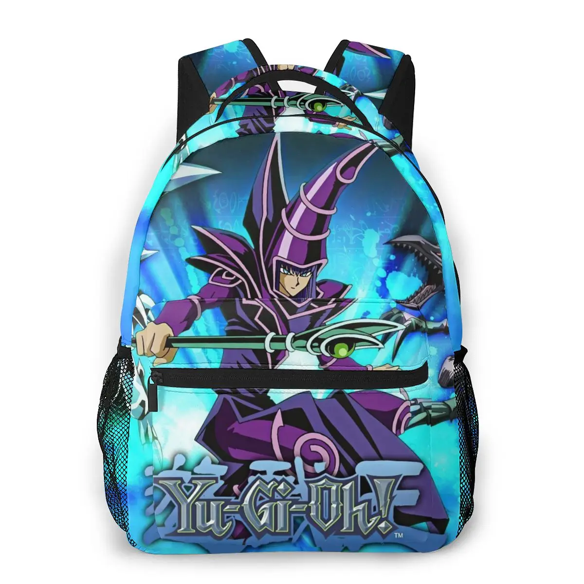 Yugioh mochila de viaje para niñas y niños, morral escolar para adolescentes