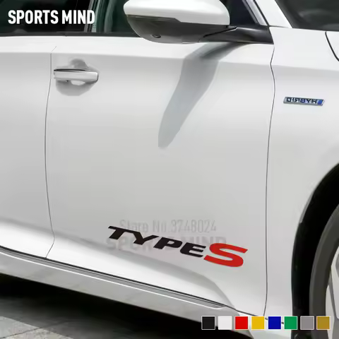 Sports Mind Car Stickers Decal Automobiles TypeS Car Styling Type S JDM For Honda Accord Civic TYPER CRV TYPE R Accessories
