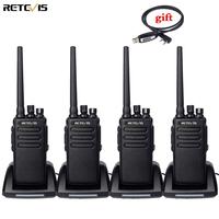 DMR Radio High Power Digital Walkie Talkie 4pcs Retevis RT81 Waterproof IP67 UHF VOX Ham Transceiver for Farm Factory Warehouse