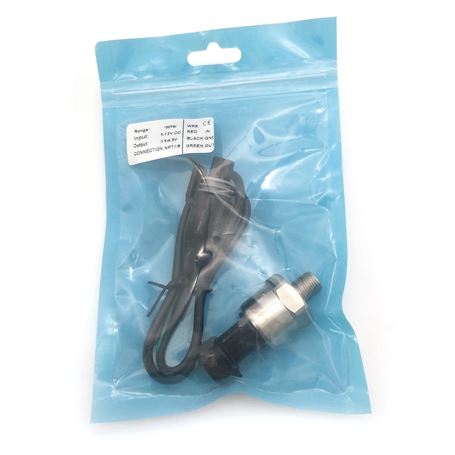 0-150 PSI Pressure Sensor Oil Fuel Air Water Pressure Transducer 1/8\