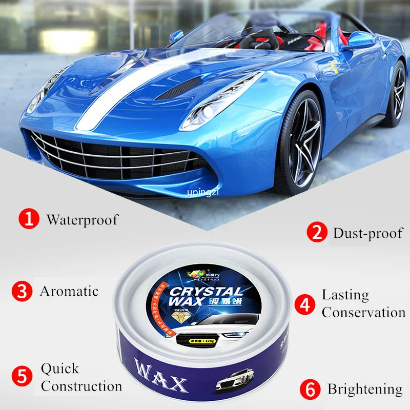 Carro Wax Crystal Plating Set, Difícil, Lustroso, Camada De Cera, Cobrindo, Tinta De Superfície, Fórmula De Revestimento, Filme Impermeável