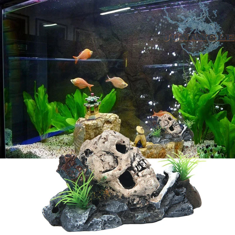 

Aquarium Decoration for Fish Tank, Skull, Reptile, Lizard, Snake, Spider, Scorpion, Crawler Box, Landscape Decoration