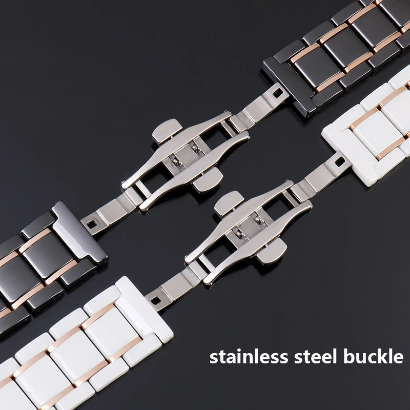 high quality 20mm 22mm ceramic watch band For Samsung Galaxy 42mm 46mm active 2 bracelet gear s3 frontier huawei GT watch 2  pro