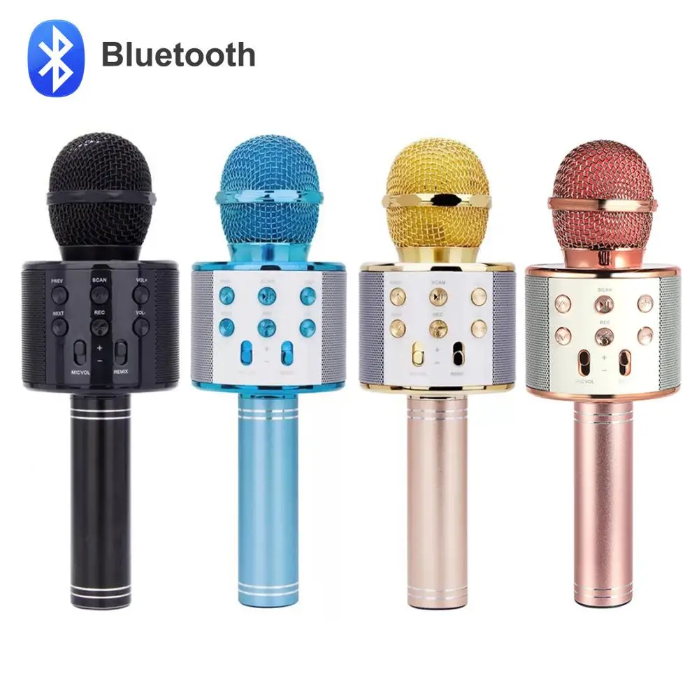 

Besegad Wireless Karaoke Microphone 3 in1 Handheld Karaoke Mic Speaker for Music Playing Home KTV Singing Player