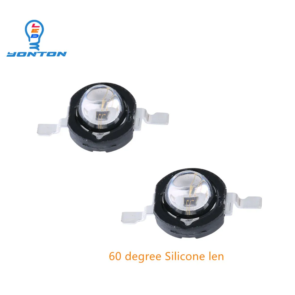 60 Degree 3W 740nm 850nm 940nm Infrared High Power IR Molding Led Chip by Silicone Len