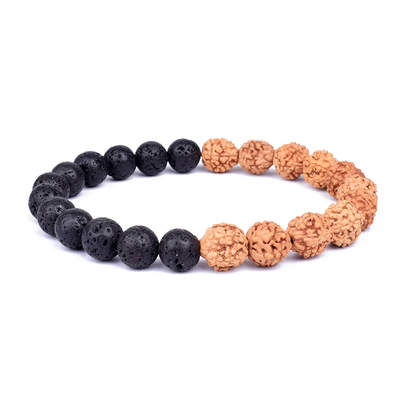 Vajra Bodhi Rudraksha Beads Bracelets Men Meditation Mala Bracelets for Women Jewelry Prayer Chakras Tibetan Buddhism Bracelet