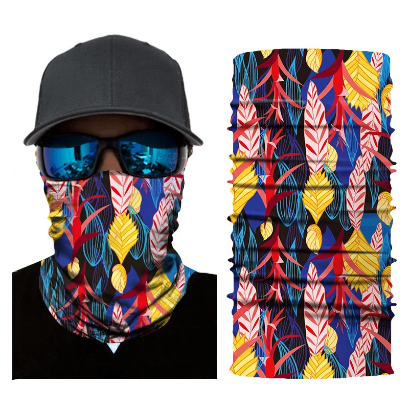 High quality digital printing ethnic magic headband cycling outdoor sport seamless quick-drying headscarf scarf mask