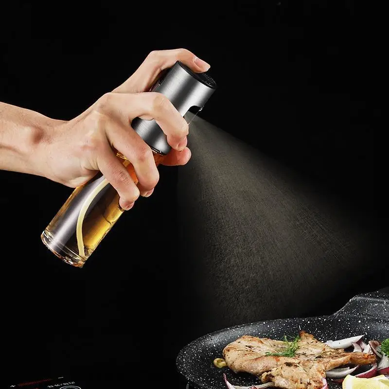 

Kitchen Cook Oil Spray Empty Bottle Baking Olive Oil Spray Bottle Vinegar Bottle Oil Dispenser Cooking Water Pump BBQ Sprayer