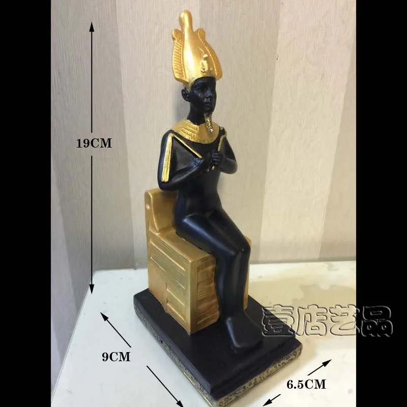 5 STYLE ANCIENT EGYPT GOD ISIS GODDESS STATUE RESIN CRAFTS OSIRIS BENNU ART SCULPTURE HOME DESKTOP DECORATION OFFICE