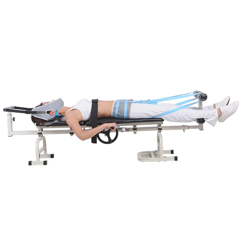 

Cervical Lumbar Traction Bed Therapy Massage Bed Firm Professional Physiotherapy Machine Adjustable Belt Body Stretching Device