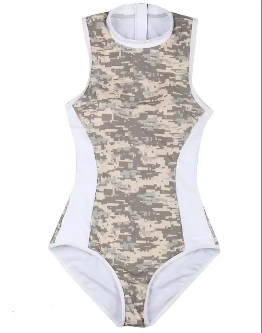 Camouflage Swimsuit Women Bodysuit All Terrain Underwear Bathing Slim