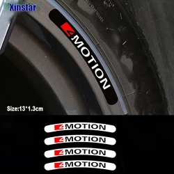 4pcs 4motion Auto Felge Rad Aufkleber für Volkswagen T-ROC Teramont Golfr Touran Passat Phideon Touareg Tiguan cc R32 R36 GTD