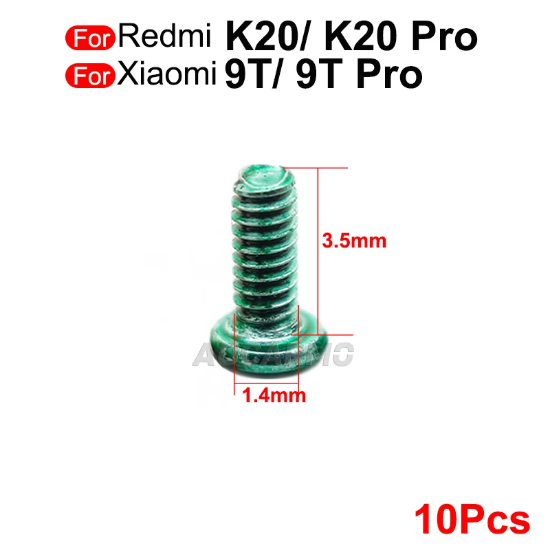 10Pcs/Lot Screw Middle Frame Motherboard Internal Screws For Xiaomi Mi 9T / 9TPro For Redmi K20 / K20Pro Pro Replacement Part